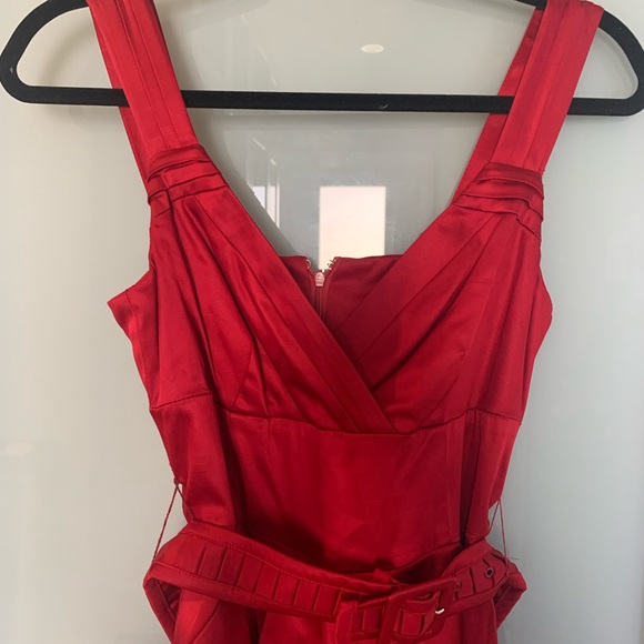 Le Chateau cocktail dress. Red. Size Small. - Picture 2 of 5